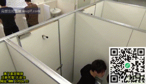 小岛南经典gif④-去尿急发现女厕所进不去只能去