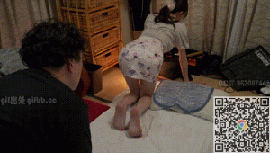GIF剧情图解4出处，人妻感十足的嫂子 翘着屁股对我 很难不心动