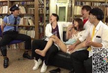 GIF剧情图解3出处,深夜图书馆,学校男保安撞见了一件难忘的事情-解解图解